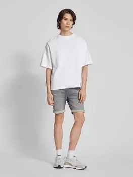 Джинсовые шорты прямого кроя с 5 карманами, модель «RICK» Jack & Jones