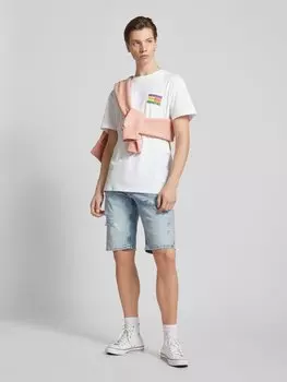 Джинсовые шорты прямого кроя с 5 карманами, модель «RONNIE» Tommy Jeans, светло-голубой