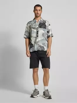 Джинсовые шорты прямого кроя с 5 карманами, модель «TONY» Jack & Jones, черный