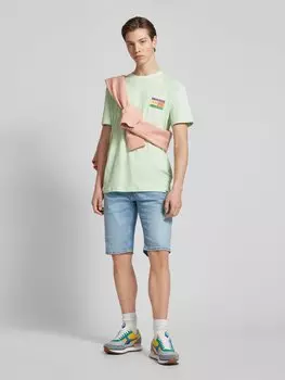 Джинсовые шорты прямого кроя с 5 карманами, модель «RONNIE» Tommy Jeans, светло-голубой