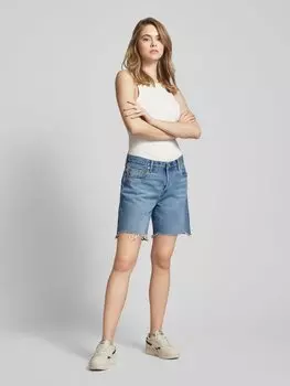 Джинсовые шорты прямого кроя с бахромой, модель «501 90S» Levi's