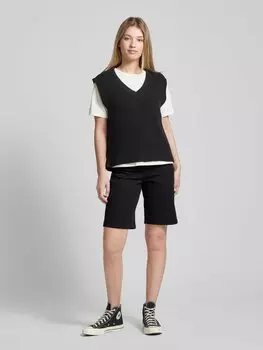 Джинсовые шорты прямого покроя с 5 карманами, модель «LIRA» Noisy May, черный