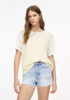 Джинсовые шорты PULL&BEAR, деним