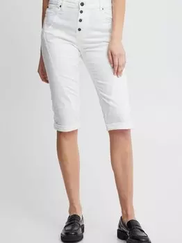 Джинсовые шорты пзросита Pulz Jeans, белый