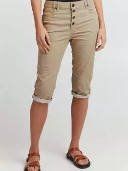 Джинсовые шорты пзросита Pulz Jeans, бежевый