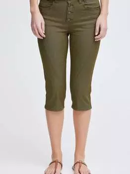 Джинсовые шорты пзросита Pulz Jeans, зеленый