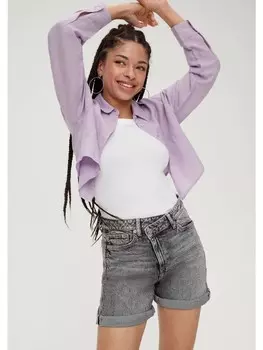 Джинсовые шорты QS, серый