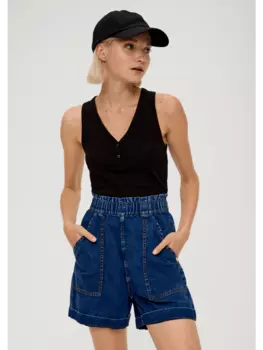Джинсовые шорты QS, синий