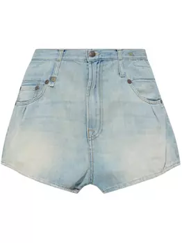 Джинсовые шорты R13, синий