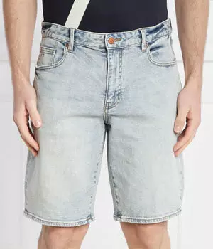 Джинсовые шорты Regular fit Armani Exchange, синий