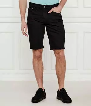 Джинсовые шорты Regular fit Calvin Klein Jeans, черный