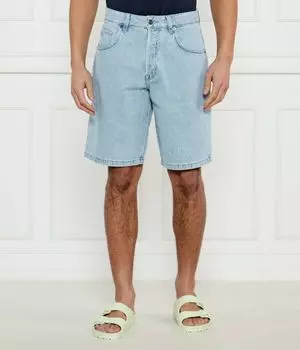 Джинсовые шорты Regular fit Emporio Armani, синий