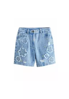 Джинсовые шорты REGULAR FIT - FLOWER Next, синий