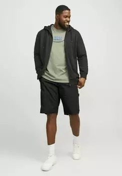 Джинсовые шорты REGULAR FIT Jack & Jones, черный