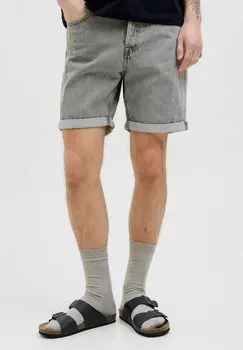 Джинсовые шорты REGULAR FIT Jack & Jones, серый