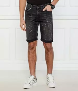 Джинсовые шорты Regular fit Karl Lagerfeld, черный