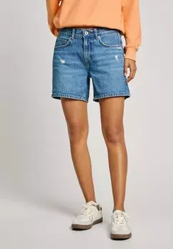 Джинсовые шорты REGULAR MABLE Pepe Jeans, темно-синий