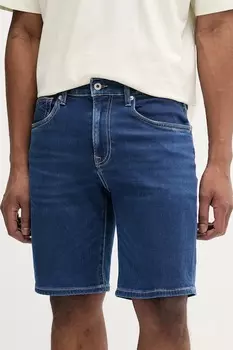 Джинсовые шорты RELAXED GYMDIGO SHORT CALLEN Pepe Jeans, темно-синий