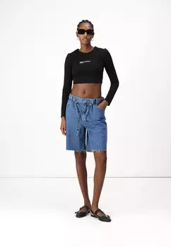 Джинсовые шорты RELAXED TIED Karl Lagerfeld Jeans, синий