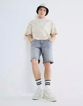 Джинсовые шорты River Island Denim облегающего кроя серого цвета