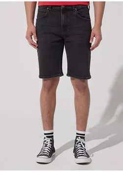 Джинсовые шорты с 5 карманами черные мужские джинсовые шорты стандартной посадки с нормальной талией L73MKPC48 Lee, черный