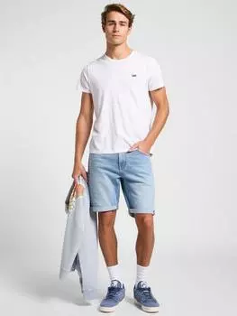 Джинсовые шорты с 5 карманами Lee, светло-синий