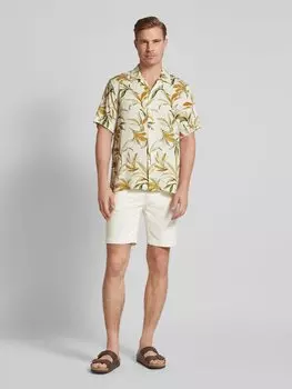 Джинсовые шорты с 5 карманами, модель «JAROD» Mango, кремовый