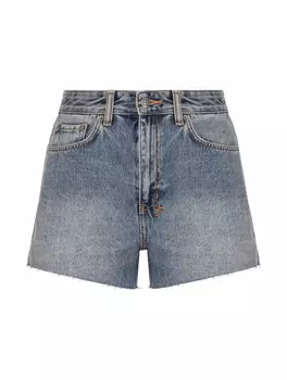 Джинсовые шорты с эффектом потертости Ksubi