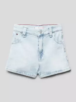 Джинсовые шорты с этикеткой Tommy Hilfiger, светло-синий