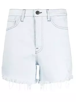 Джинсовые шорты с бахромой 3x1, синий