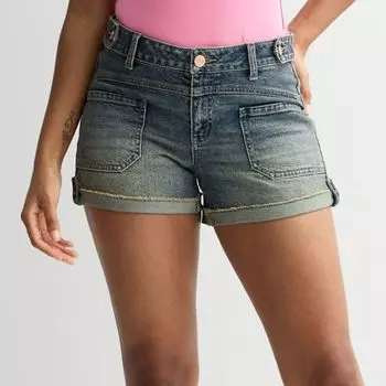 Джинсовые шорты с карманами для подростков So, цвет dark tint