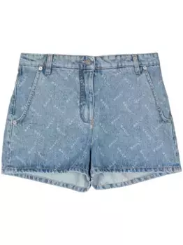 Джинсовые шорты с логотипом Bally, синий