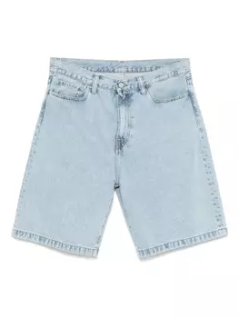 Джинсовые шорты с логотипом Carhartt WIP, синий