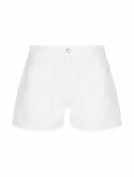 Джинсовые шорты с логотипом Dolce&Gabbana, белый