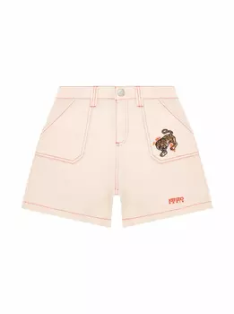 Джинсовые шорты с логотипом Kenzo