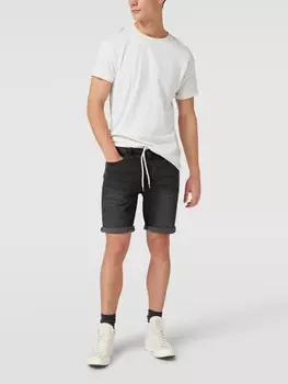 Джинсовые шорты с нашивкой-лейблом Review, темно-серый