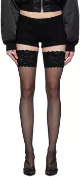 Джинсовые шорты с низкой посадкой Mugler