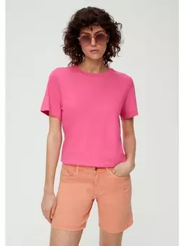 Джинсовые шорты s.Oliver, оранжевый