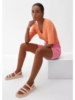 Джинсовые шорты s.Oliver, розовый