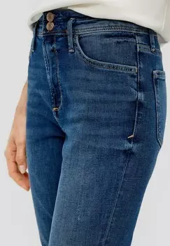 Джинсовые шорты s.Oliver, темно-синий деним