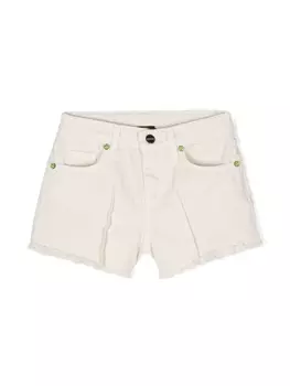 Джинсовые шорты с потертостями Barrow Kids, бежевый