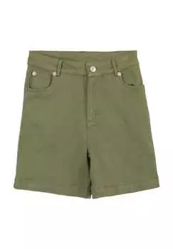 Джинсовые шорты с пятью карманами для детей Manguun, зеленый