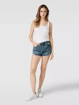 Джинсовые шорты с рваным эффектом, модель «501 ORIGINAL» Levi's, темно-синий