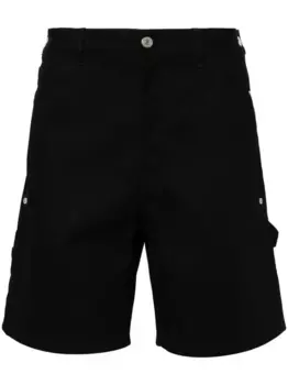 Джинсовые шорты Sailor с ремешками Courrges, черный