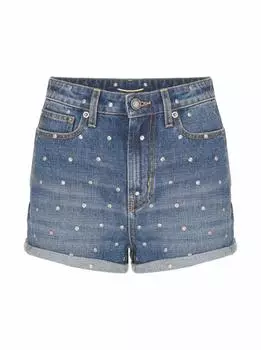 Джинсовые шорты Saint Laurent