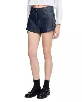 Джинсовые шорты Sandro, синий