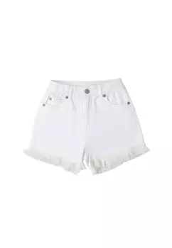 Джинсовые шорты Sarabanda, белый