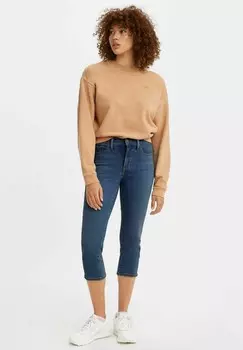 Джинсовые шорты SHAPING CAPRI Levi's®, темно-синий