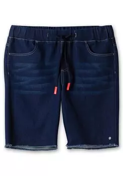 Джинсовые шорты SHEEGO Slim fit Jeans, темно-синий