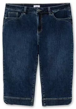 Джинсовые шорты Sheego, темно-синий деним